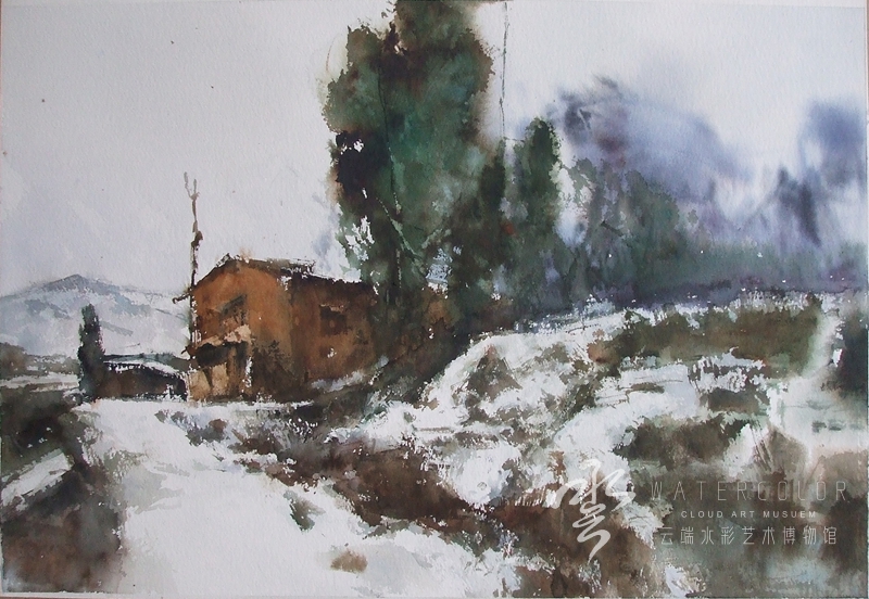 王辉林 《山后》 53*36cm